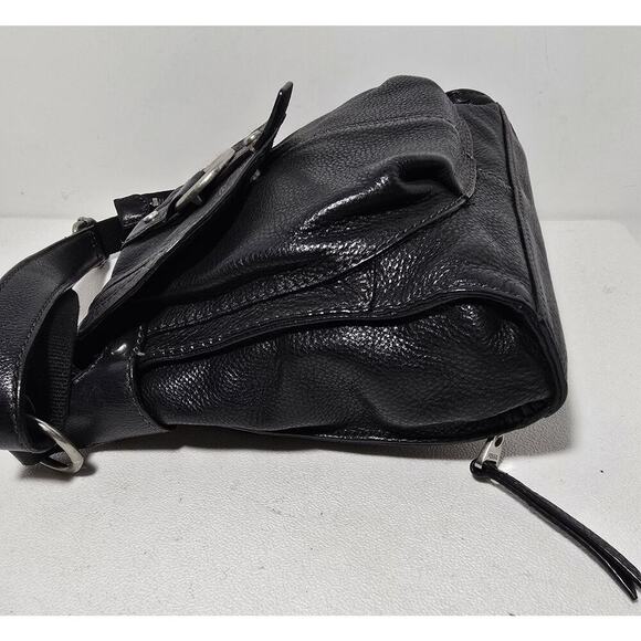 Fossil Milo Crossbody Bag Long Live Vintage Black Pebble Leather w/Organizer - Picture 4 of 12